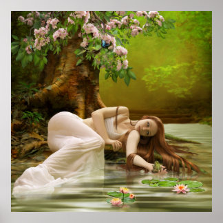 Vatten Nymph Poster