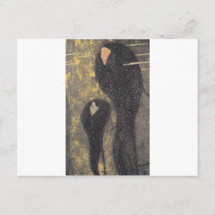 Vatten Nymphs (Silverfish) av Gustav Klimt Vykort