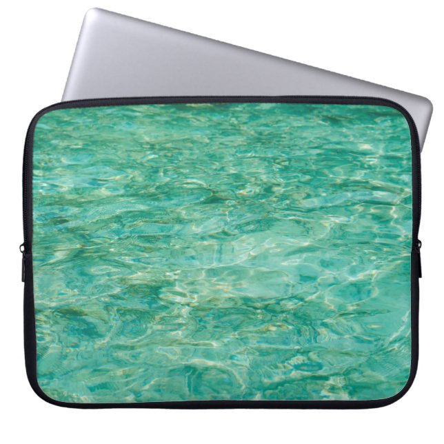 Vatten oceanfloden Lacquer Laptop Fodral (Framsidan)