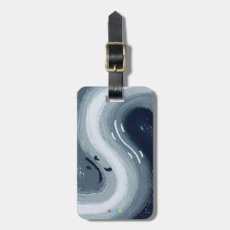 Vatten och Fire är som Yin och Yang i harmoni. Bagagebricka