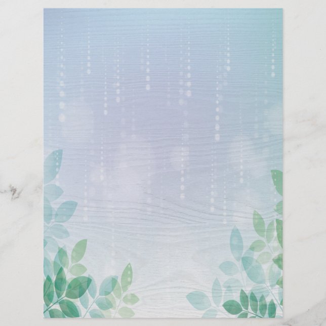 Vatten och Grekland Brevhuvud (Framsida)