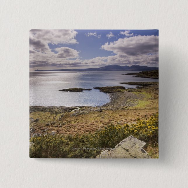 Vatten och kusten beskådar i buten, Argyll, Knapp (Framsida)