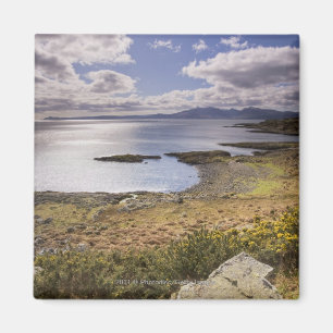 Vatten och kusten beskådar i buten, Argyll, Magnet