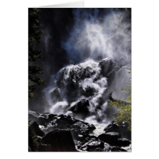 Vatten och Stone Hälsningskort