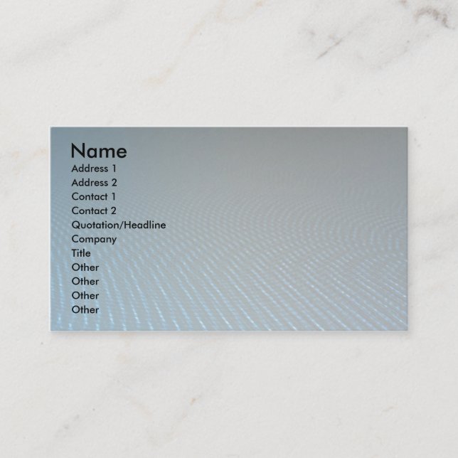 Vatten och vind visitkort (Framsida)