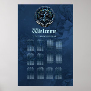 Vatten och visdom: det mystiska keltiska Livets tr Poster
