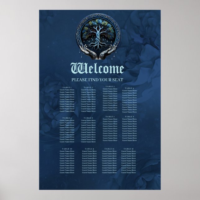 Vatten och visdom: det mystiska keltiska Livets tr Poster (Framsidan)
