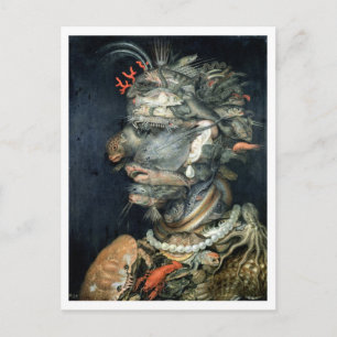 Vatten, (olja på duk), Arcimboldo, Giuseppe Vykort
