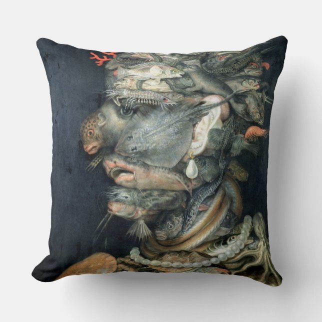 Vatten (olja på kanfas), Arcimboldo, Giuseppe Kudde (Framsida)