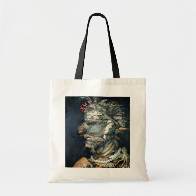 Vatten (olja på kanfas), Arcimboldo, Giuseppe Tygkasse (Framsidan)