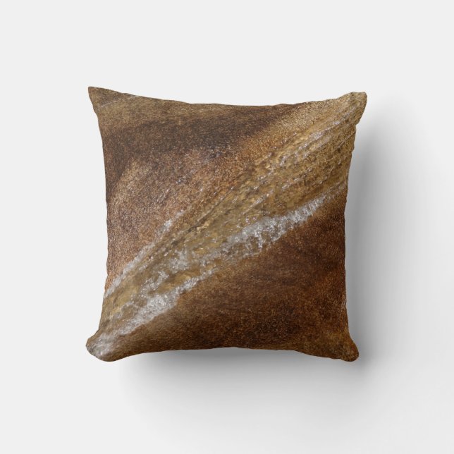 Vatten över Granite i Franconia Notch Flume Kudde (Framsida)