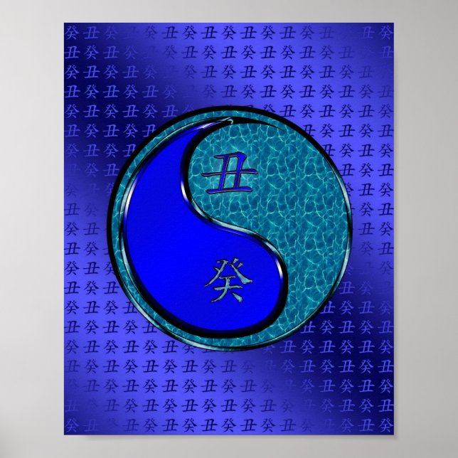 Vatten Ox-året Poster (Framsidan)