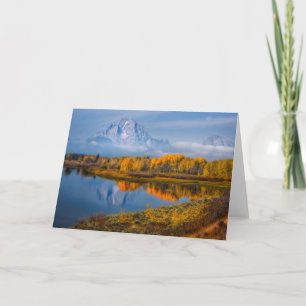 Vatten Oxbow Bend Jackson Wyoming Kort