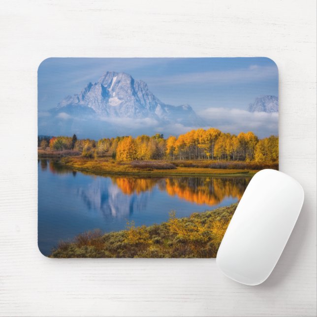 Vatten | Oxbow Bend Jackson Wyoming Musmatta (Med mus)