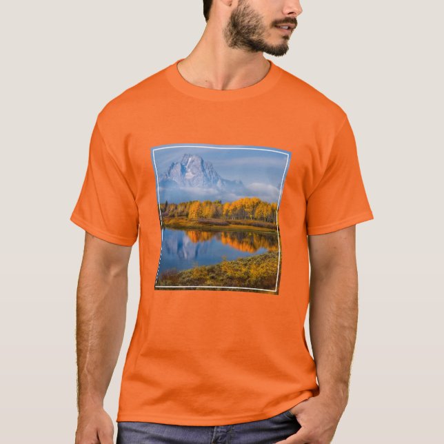Vatten | Oxbow Bend Jackson Wyoming T Shirt (Framsida)