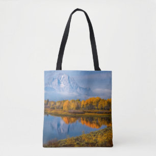 Vatten Oxbow Bend Jackson Wyoming Tygkasse