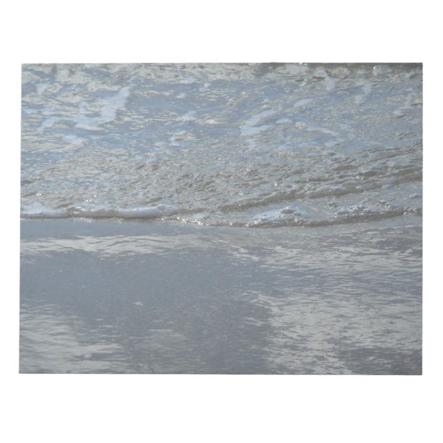 Vatten på Abstrakten Beach-fotot Anteckningsblock (Framsida)