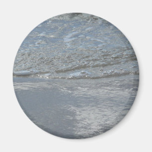 Vatten på Abstrakten Beach-fotot Magnet