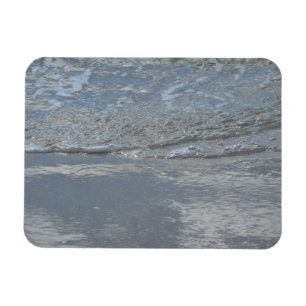 Vatten på Abstrakten Beach-fotot Magnet
