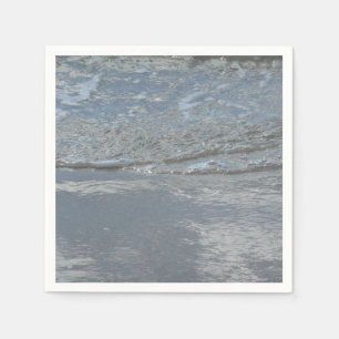 Vatten på Abstrakten Beach-fotot Pappersservett