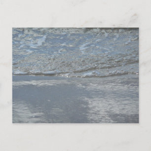Vatten på Abstrakten Beach-fotot Vykort