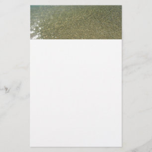 Vatten på Abstrakten Beach I Natur Fotography Brevpapper