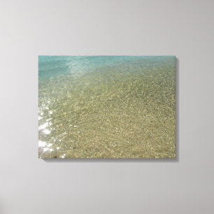 Vatten på Abstrakten Beach I Natur Fotography Canvastryck