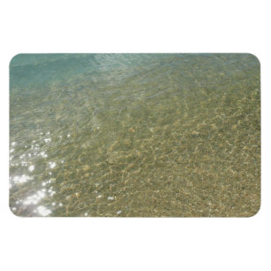Vatten på Abstrakten Beach I Natur Fotography Magnet