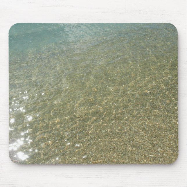 Vatten på Abstrakten Beach I Natur Fotography Musmatta (Framsidan)