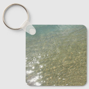 Vatten på Abstrakten Beach I Natur Fotography Nyckelring