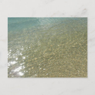 Vatten på Abstrakten Beach I Natur Fotography Vykort
