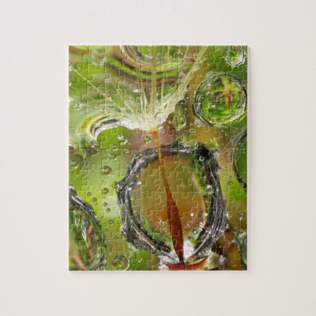 Vatten på dandelionfrön, CA Pussel (Vertikal)