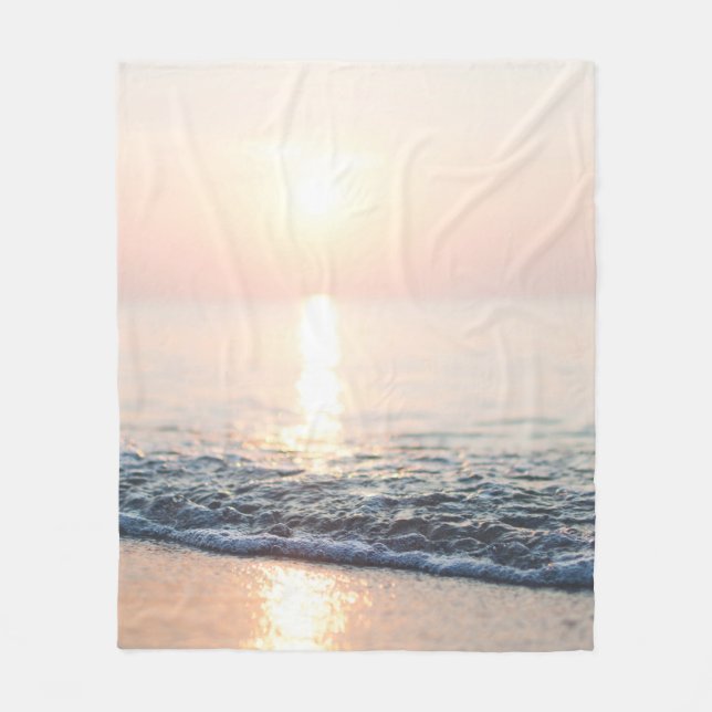 VATTEN PÅ SEASHORE FLEECEFILT (Framsidan)