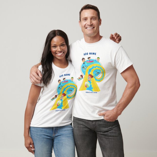 Vatten Park, sommarsommarsommarsommartid i Bassäng T Shirt (Unisex)