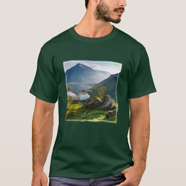Vatten | Pen yr Ole Wen Sjö Idwal Snowdonia Park T Shirt (Framsida)