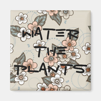 Vatten Plantpåminnelsen Magnet