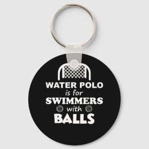 Vatten Polo är avsett för simmare med Bollar fun Nyckelring