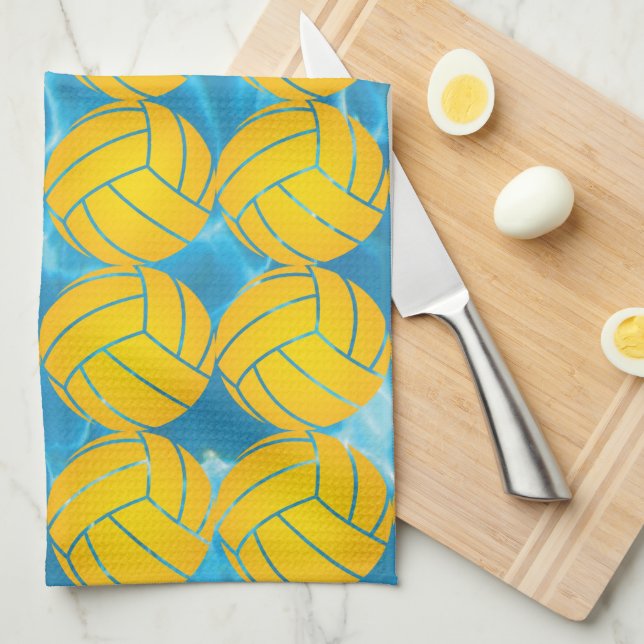 Vatten Polo Boll Kitchen Towel Kökshandduk (Vikt i Fjärdedel)
