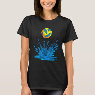 Vatten Polo Boll Player Team Sport Swimmer Goalie T Shirt
