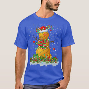 Vatten Polo Boll Snögubbe Julafton Ljus Vatten Pol T Shirt