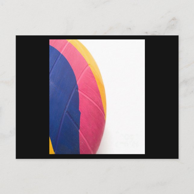 Vatten Polo Boll Swimming Compete Idrottsman Vykort (Framsida)