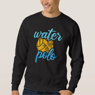 Vatten Polo Boll Waterpolo Player Waterpolo Coach  Lång Ärmad Tröja