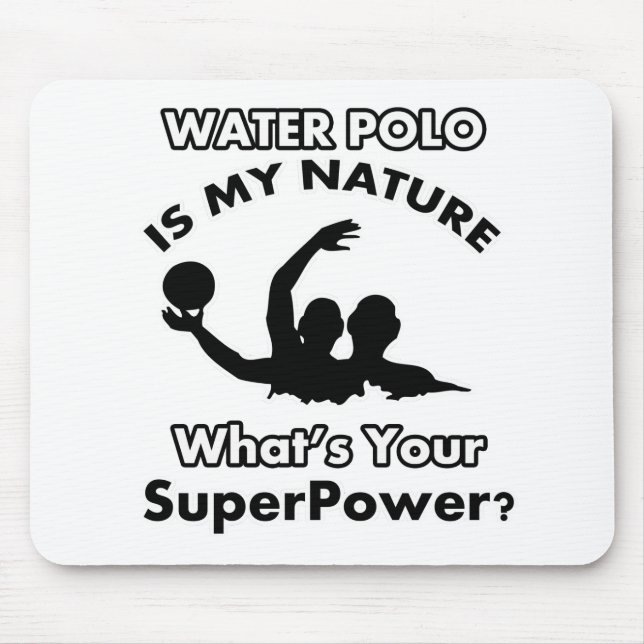 vatten polo-design musmatta (Framsidan)