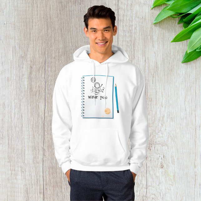 Vatten Polo Doodle Sketch Hand Drawn Vatten sport Hoodie (Skapare uppladdad)