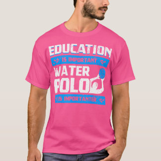 Vatten Polo Enthusiast Funny Waterfotbollens Polo T Shirt
