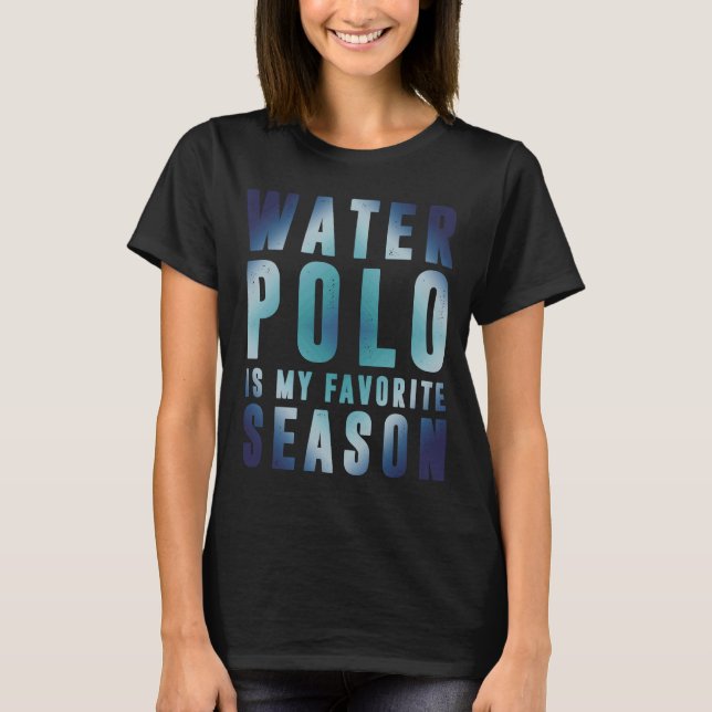 Vatten Polo Favorite Season Coola Vatten Idrottsma T Shirt (Framsida)