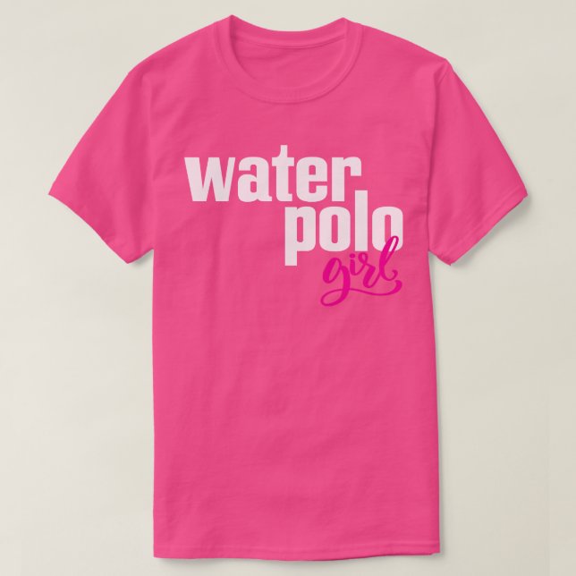 Vatten Polo Girl 1 T Shirt (Design framsida)