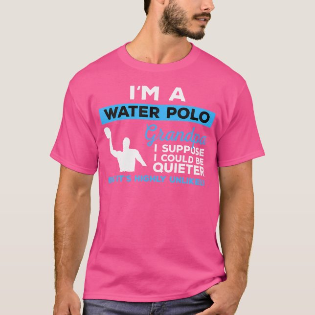 Vatten Polo Grandpa Tshirt Waterpolo Shirt Sport P T Shirt (Framsida)