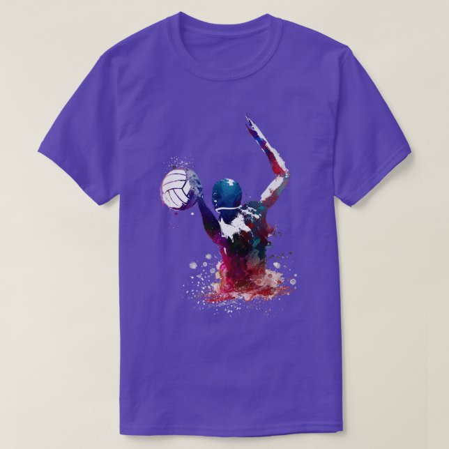 Vatten polo idrottsvattenpolo t shirt (Design framsida)