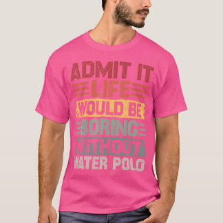 Vatten Polo Legend Retro Swimming Manar Pol T Shirt